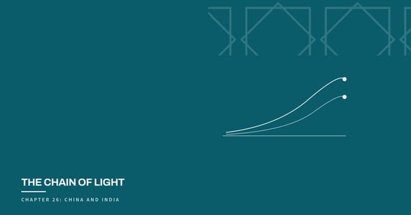 The Chain of Light, Chapter 26: China and India